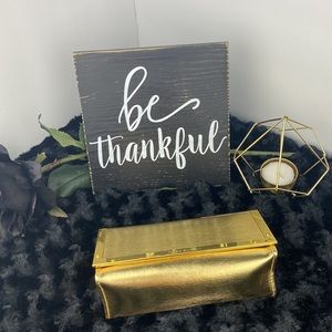 Tory Burch Gold Eyewear Case